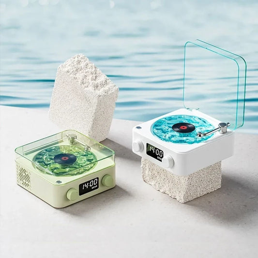 RetroWave™ 3-Speed Vinyl Player | Bluetooth + Built-in Speakers Multicoulour