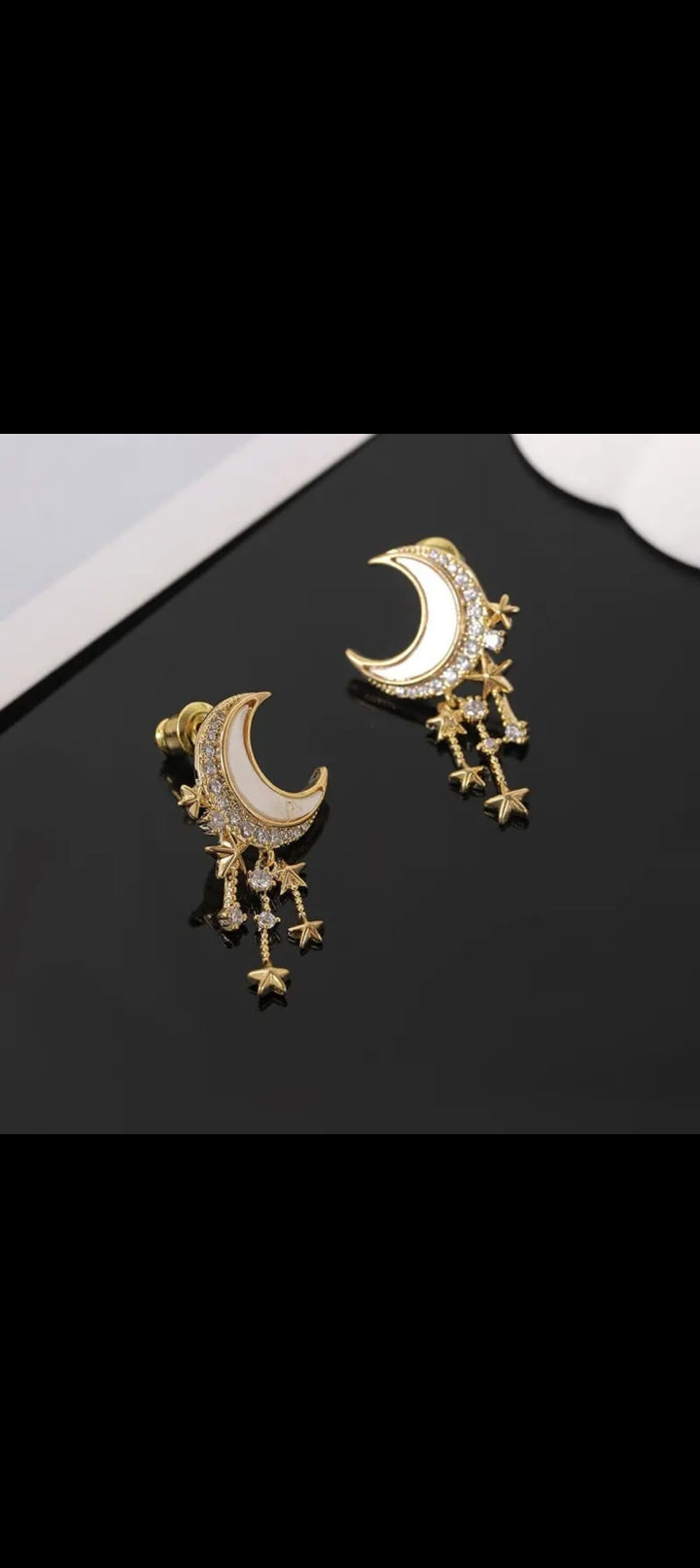 Crystal Moon 🌙star ✨ earring