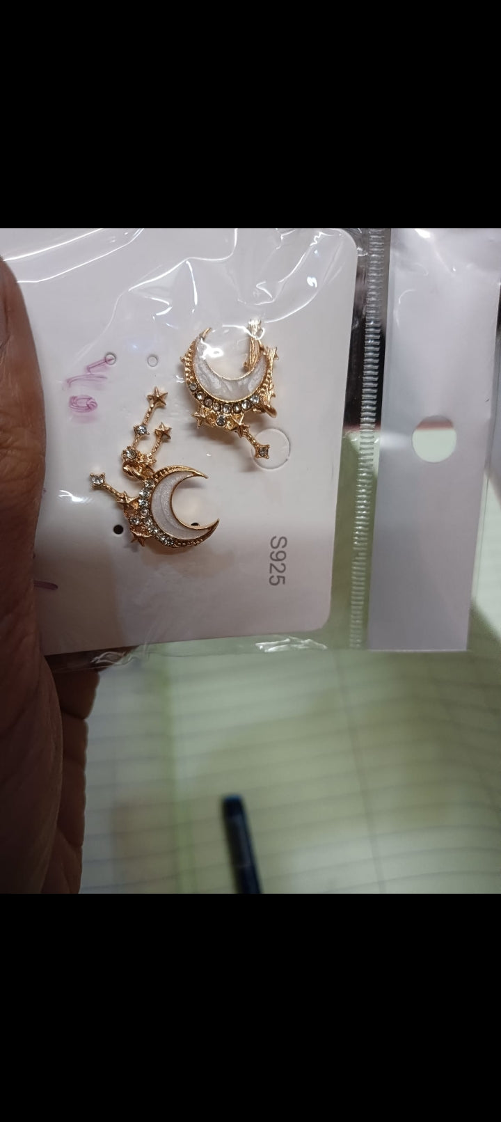 Crystal Moon 🌙star ✨ earring