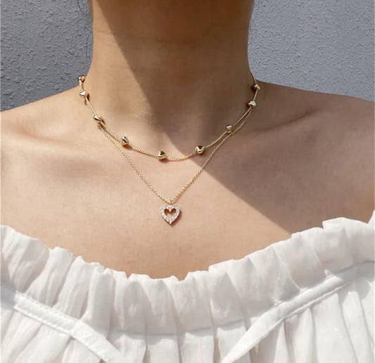 Loving Heart shaped western necklace