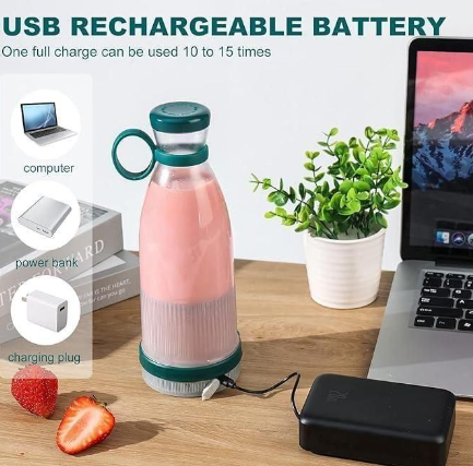 Portable Mini Juice Blender 1L | Multicolour | Leak-Proof ,USB-C Blender
