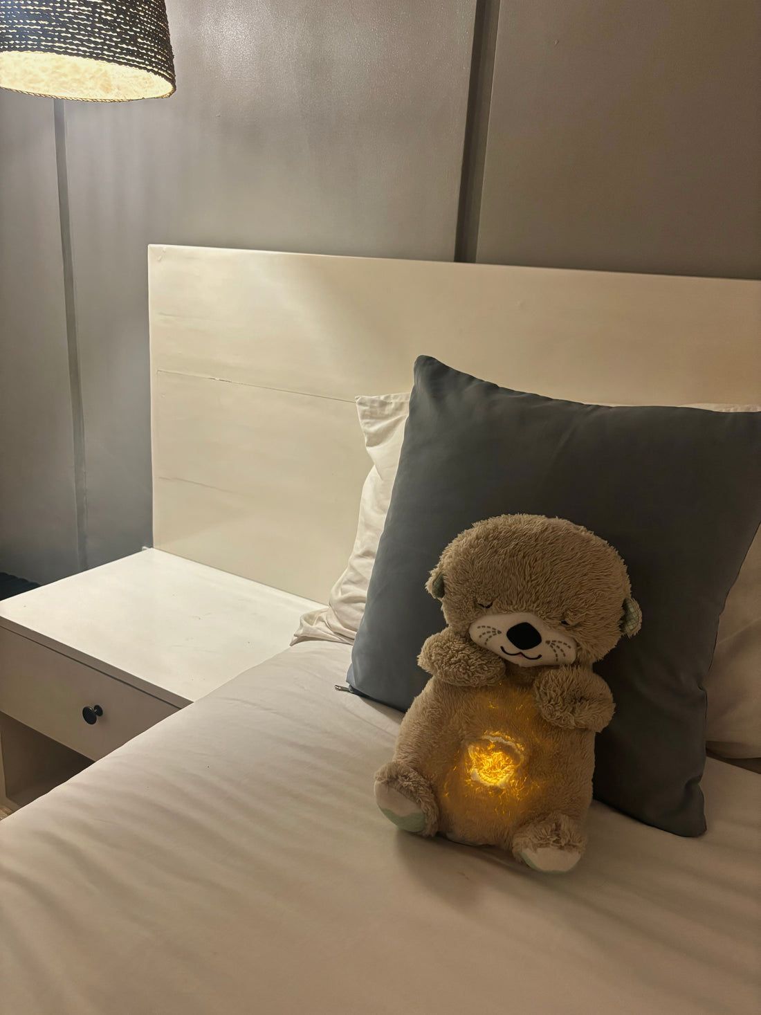 Breathing Teddy Bear with Light Otter Glowing | plusie stuffed toy