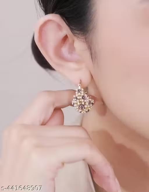 Elegant Floral Cluster Earrings