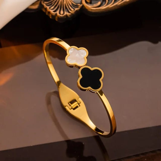 Shiny gold kada bracelet